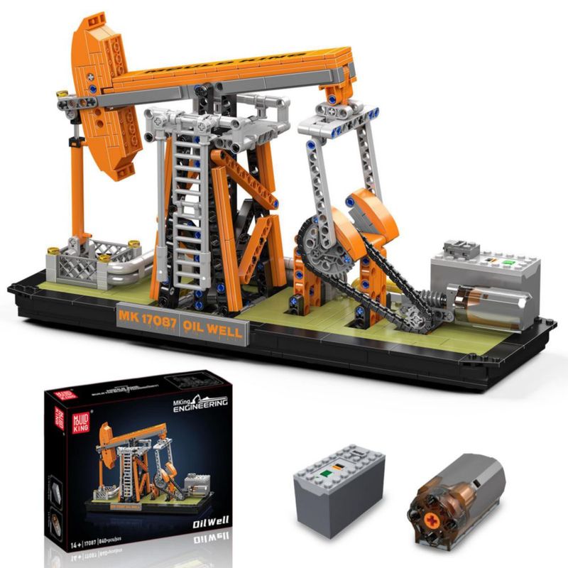 Bloques de Construcción Mould King 17087 Modelo de Campo Petrolero