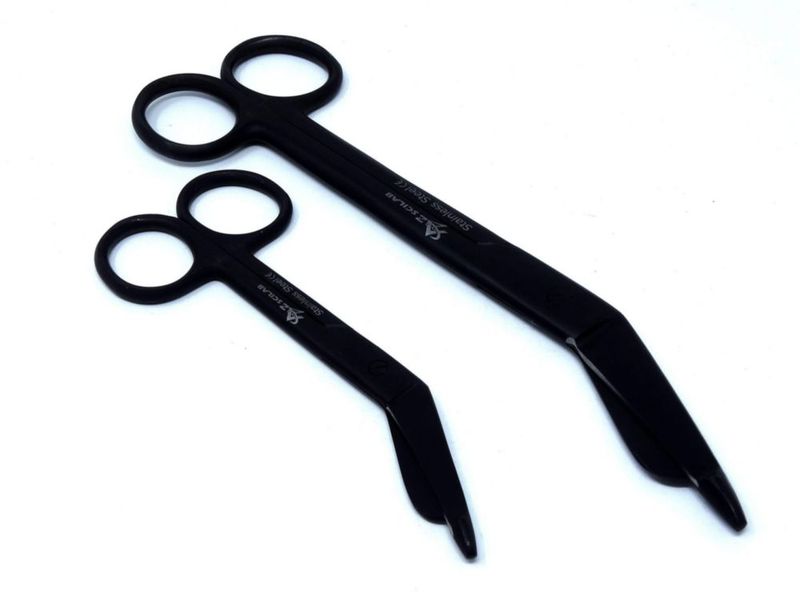 Tijeras A2Z SCILAB 18 cm negro (2 unidades)