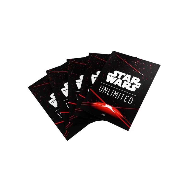 Fundas para cartas Gamegenic 66x92 mm Star Wars Space Red