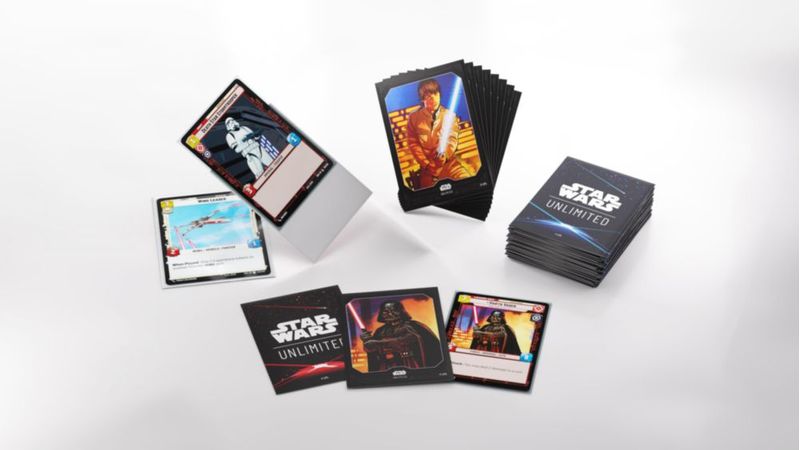 Fundas para cartas Gamegenic 66x92 mm Star Wars Space Red