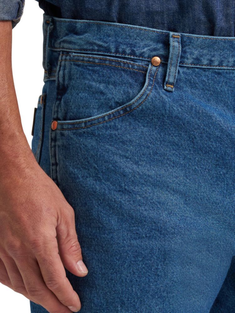 Wrangler Hombre 13MWZ Cowboy Cut Ajuste Original Jean Stonewashed 81 cm x 76 cm