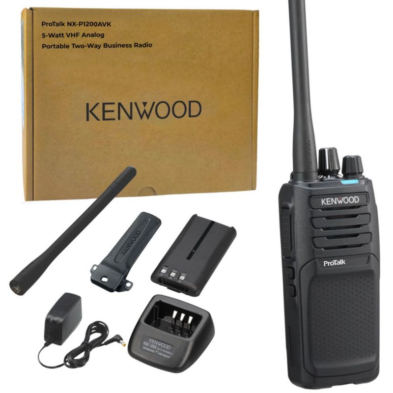 Kenwood ProTalk NX-P1200AVK Radio de Negocios VHF de 5 W Resistente 64 canales