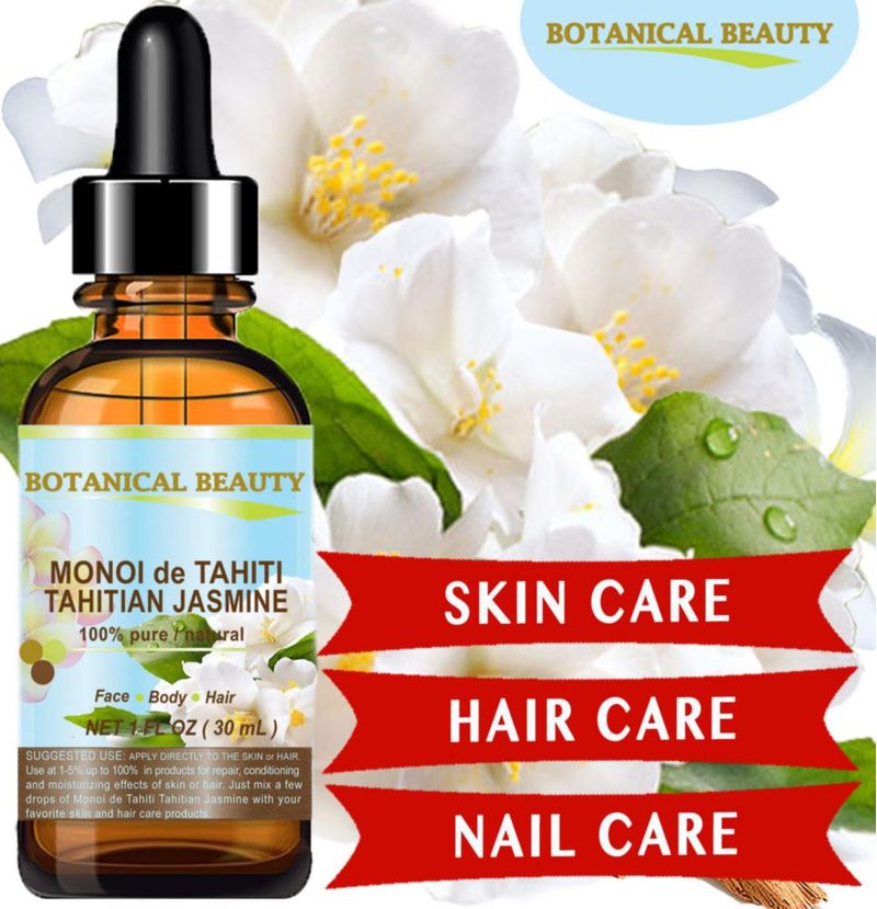 Aceite Botanical Beauty MONOI 30 ml Jazmín Tahitiano para piel y cabello