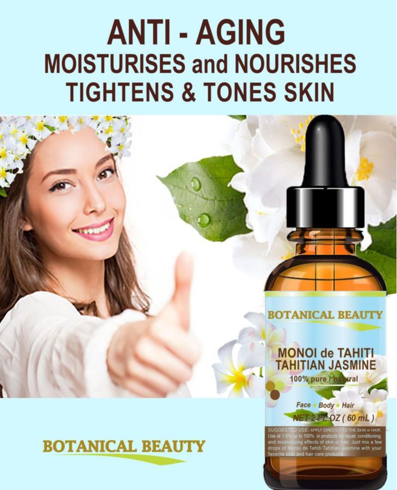 Aceite Botanical Beauty MONOI 30 ml Jazmín Tahitiano para piel y cabello