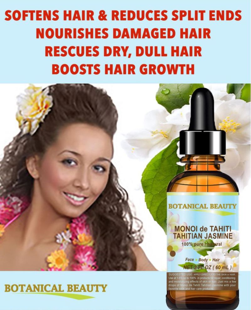 Aceite Botanical Beauty MONOI 30 ml Jazmín Tahitiano para piel y cabello