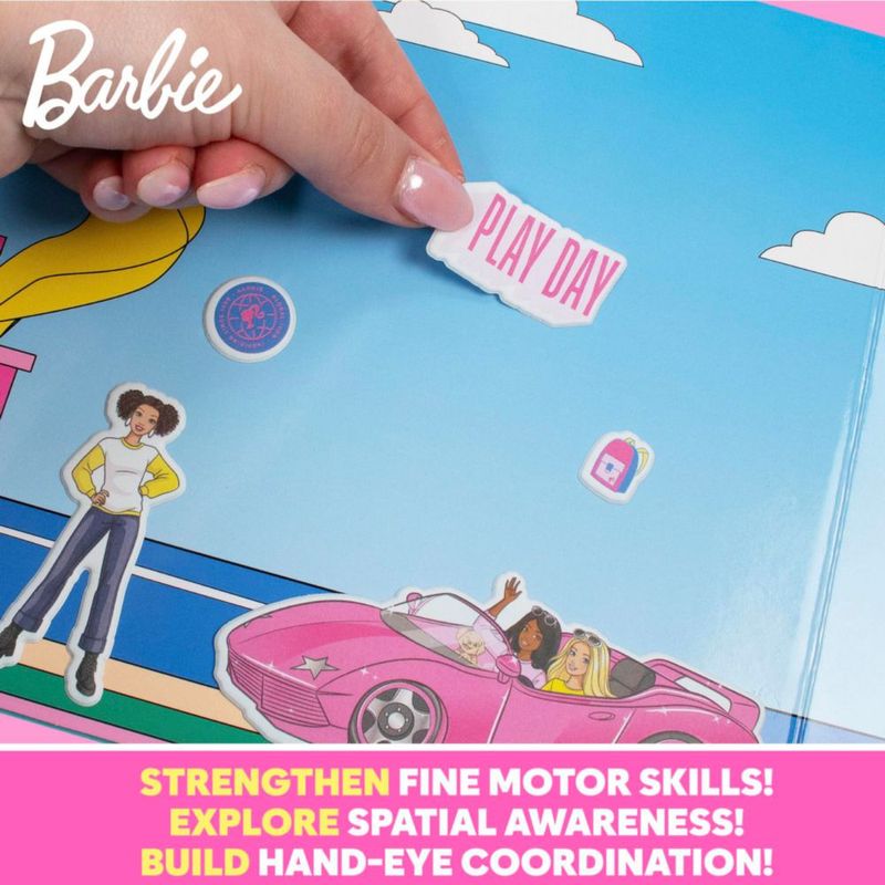 Set de Pegatinas Esponjosas Horizon Group USA Barbie