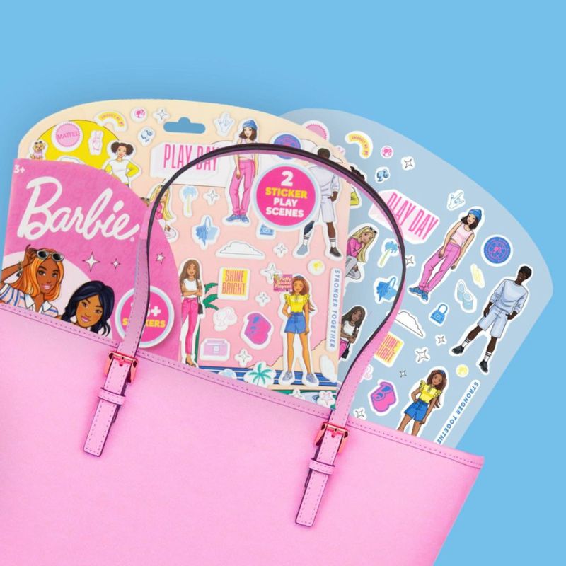Set de Pegatinas Esponjosas Horizon Group USA Barbie