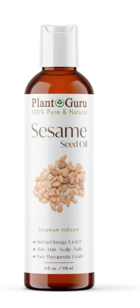 Aceite de Sésamo Plant Guru 118 ml Prensado en Frío 100 % Puro
