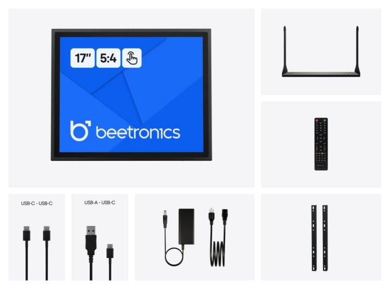 Monitor Táctil Beetronics 17\" Full HD 1080p