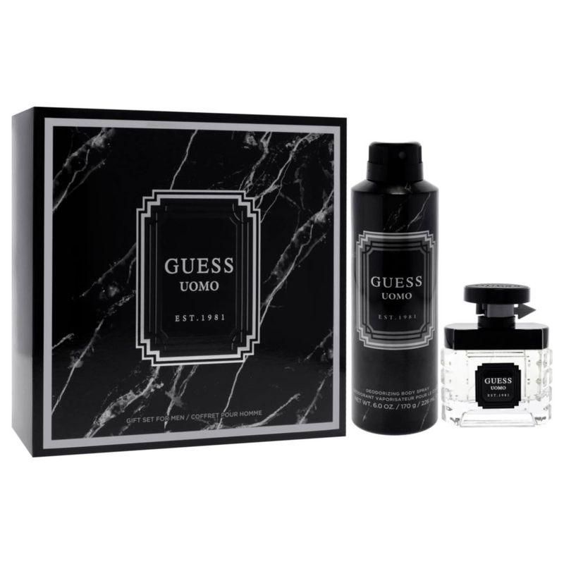 Set de regalo GUESS Uomo para hombre EDT de 50 ml y spray corporal desodorizante