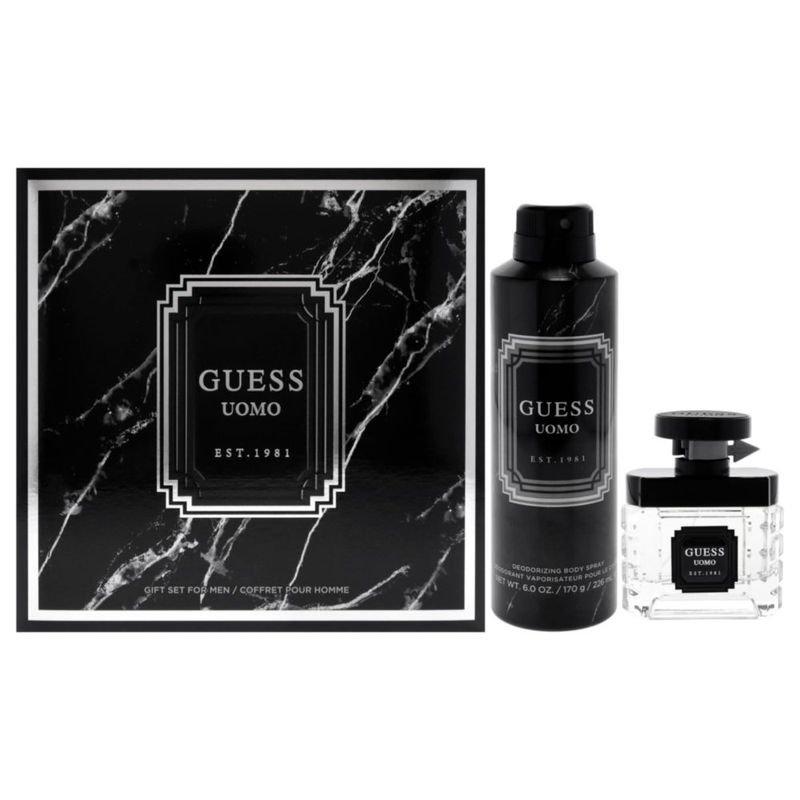Set de regalo GUESS Uomo para hombre EDT de 50 ml y spray corporal desodorizante