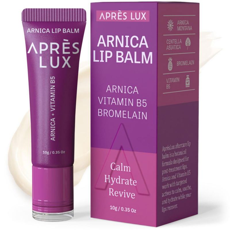 Bálsamo labial Escentile Arnica 10 g para cuidado post‑relleno