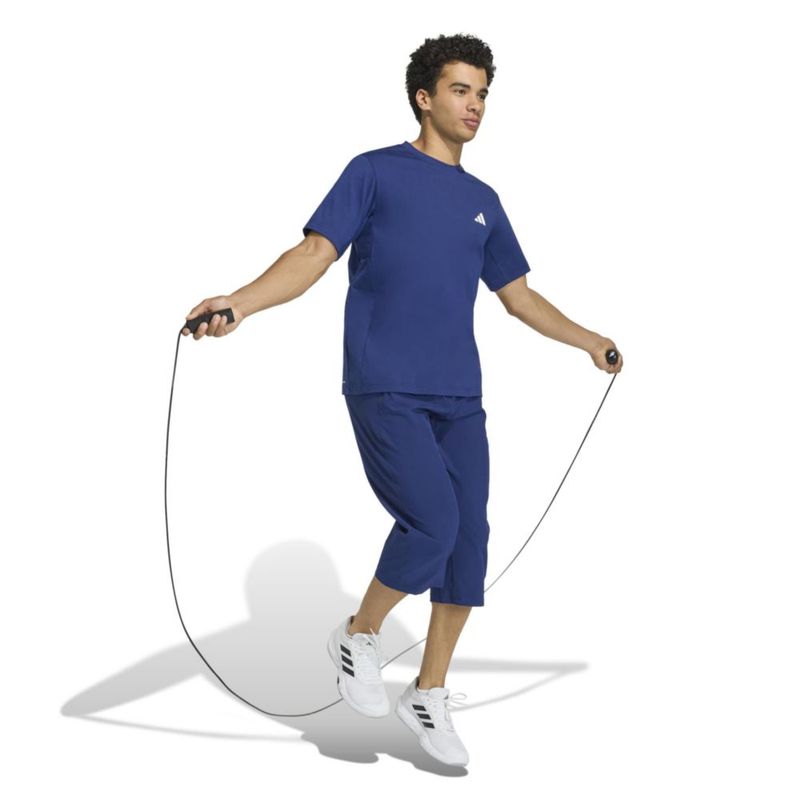 Camiseta adidas Feel Ready azul oscuro talla grande para hombre