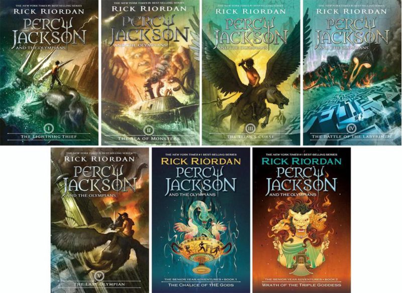 Serie Percy Jackson – 7 libros – Rick Riordan