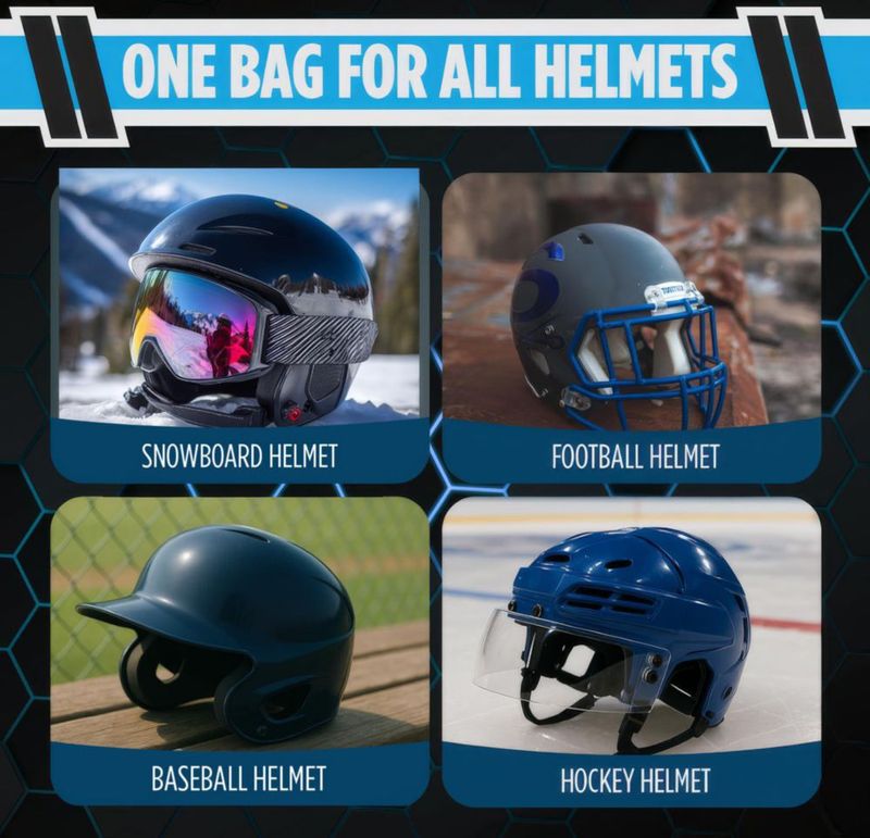 Bolsa para casco Sports Unlimited 46 cm x 41 cm