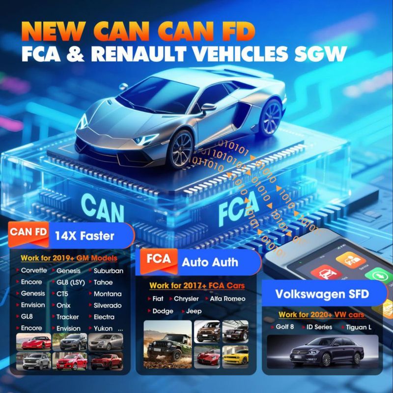 Escáner OBD2 Autel MD906 PRO 2026 – Diagnóstico de todos los sistemas y 11 funciones de servicio