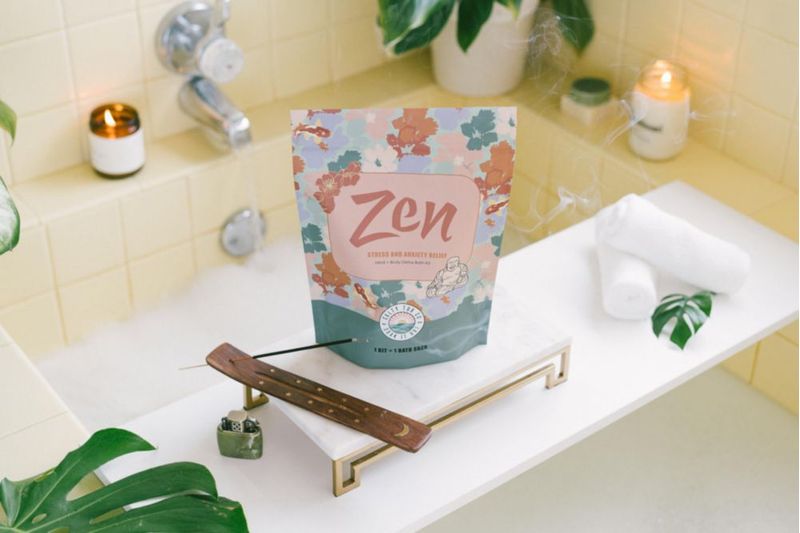 Baño de inmersión Salty Tub con Ashwagandha Magnesio y Ylang Ylang