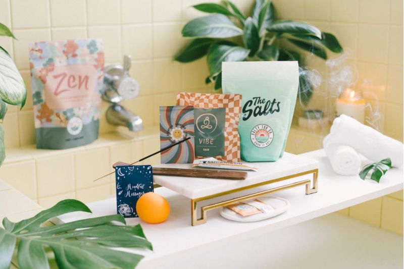 Baño de inmersión Salty Tub con Ashwagandha Magnesio y Ylang Ylang