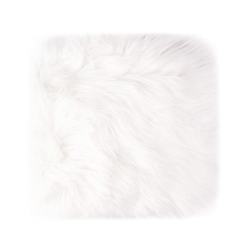 Alfombra de Área Qiodo 30 × 30 cm Blanco con Cojín para Fondo Fotográfico