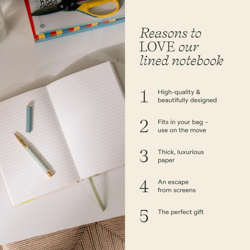 Cuaderno Papier A5 Rayado 192 páginas Tapa Dura