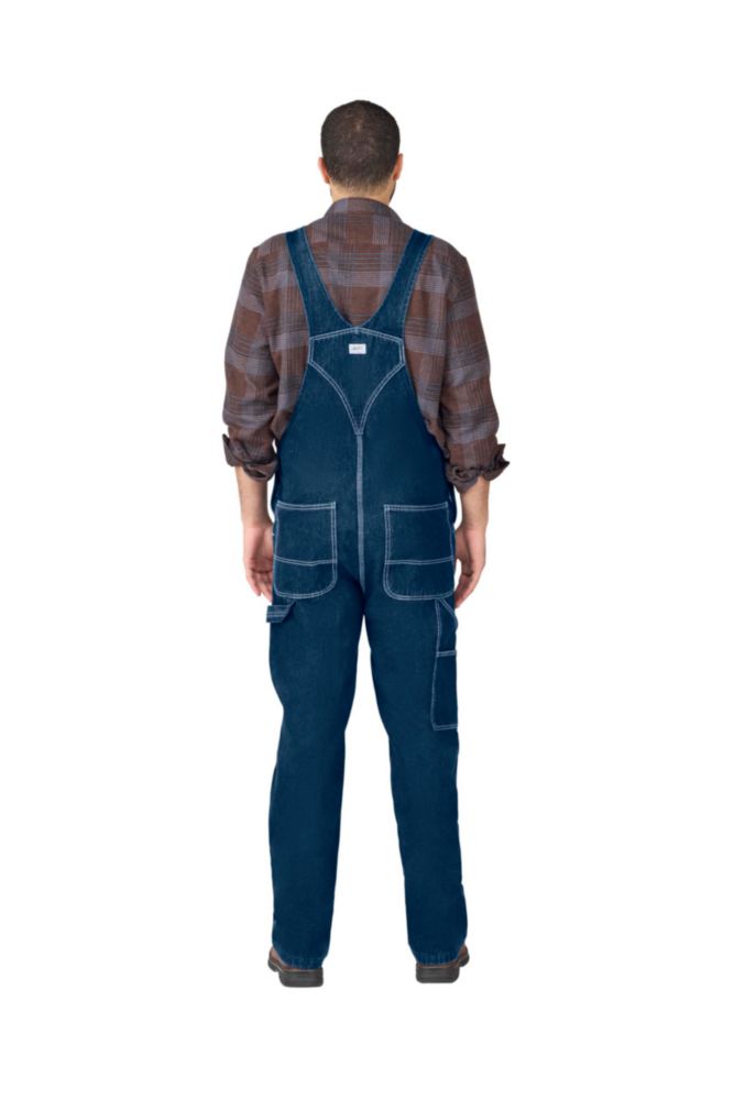 Overol tipo peto Liberty 60/30 de denim lavado a la piedra