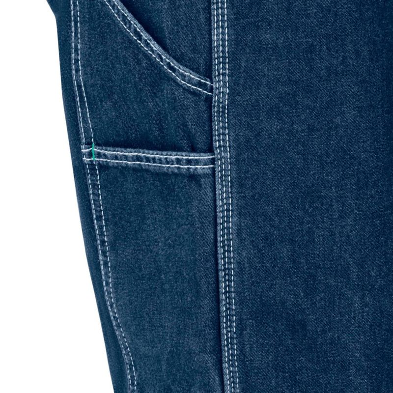 Overol tipo peto Liberty 60/30 de denim lavado a la piedra