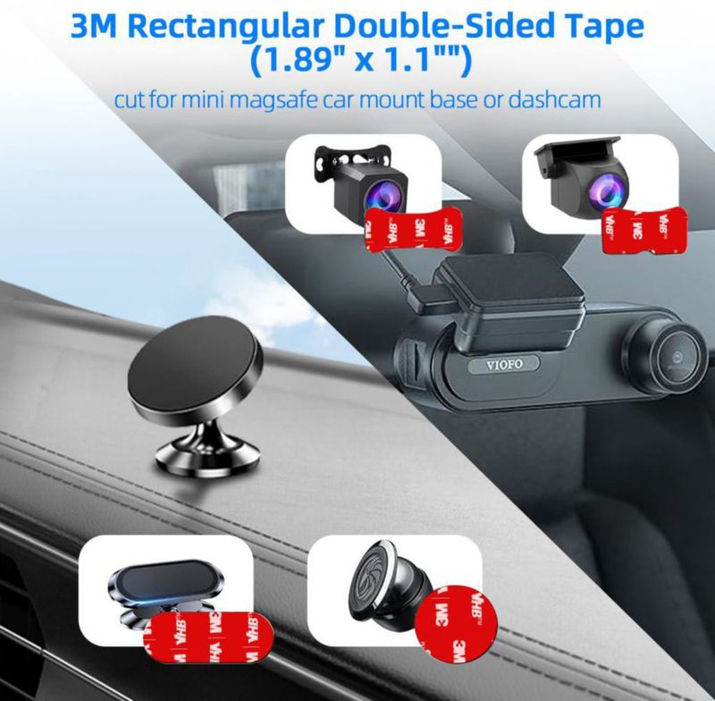 Cinta volport paquete de 5 unidades 48 x 28 mm almohadillas adhesivas 3M VHB