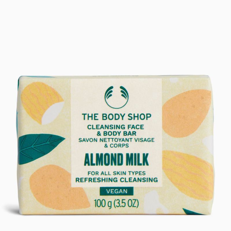 Jabón vegano de leche de almendras The Body Shop 100 g