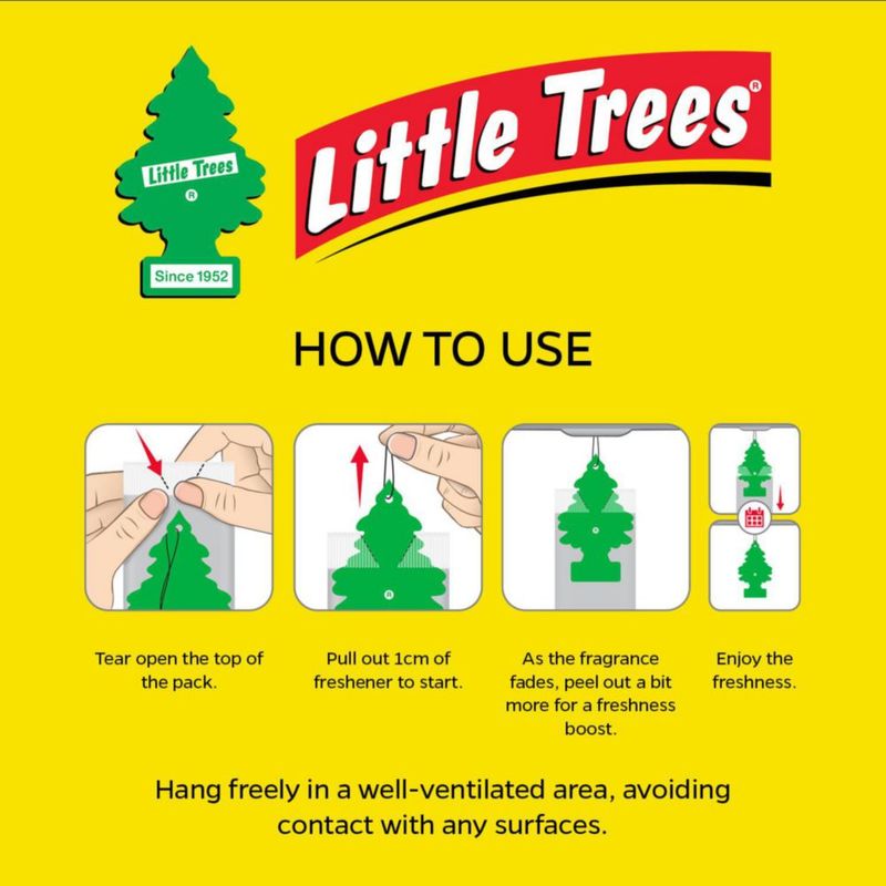 Ambientador LITTLE TREES Rose Thorn - Pack de 6