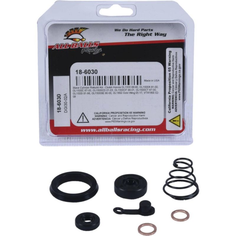 Kit de Cilindro Esclavo de Embrague All Balls para Honda GL1500 1988‑2017