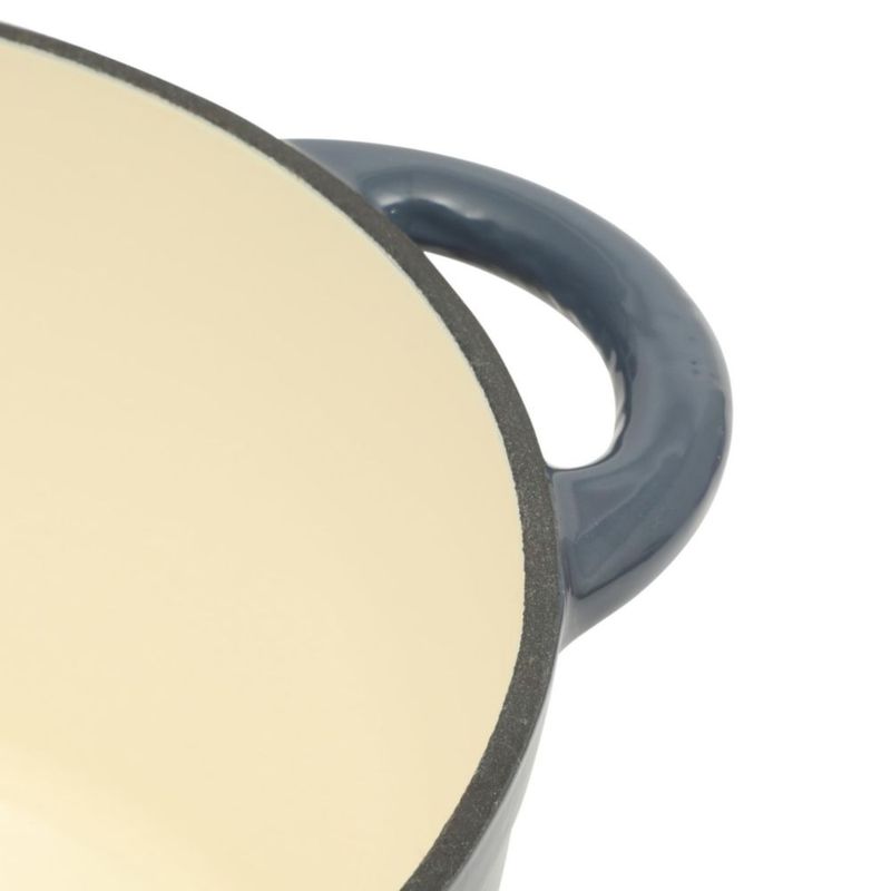 Cazuela de hierro fundido esmaltado Gibson Home 5 L Azul Marino