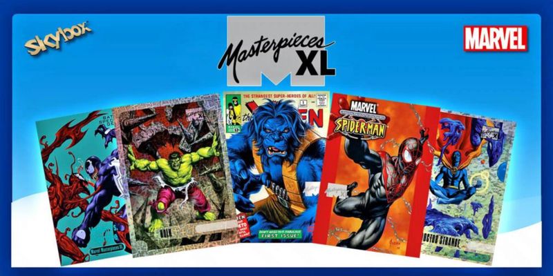 Caja XL de Cartas Coleccionables Marvel Masterpieces de Upper Deck