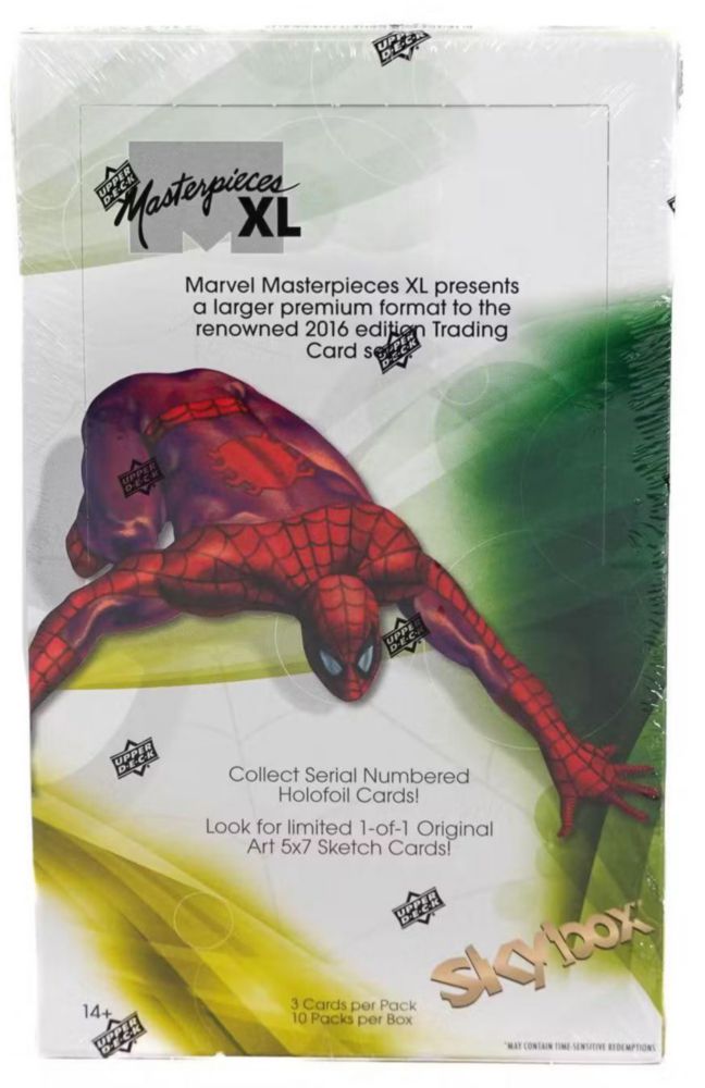 Caja XL de Cartas Coleccionables Marvel Masterpieces de Upper Deck