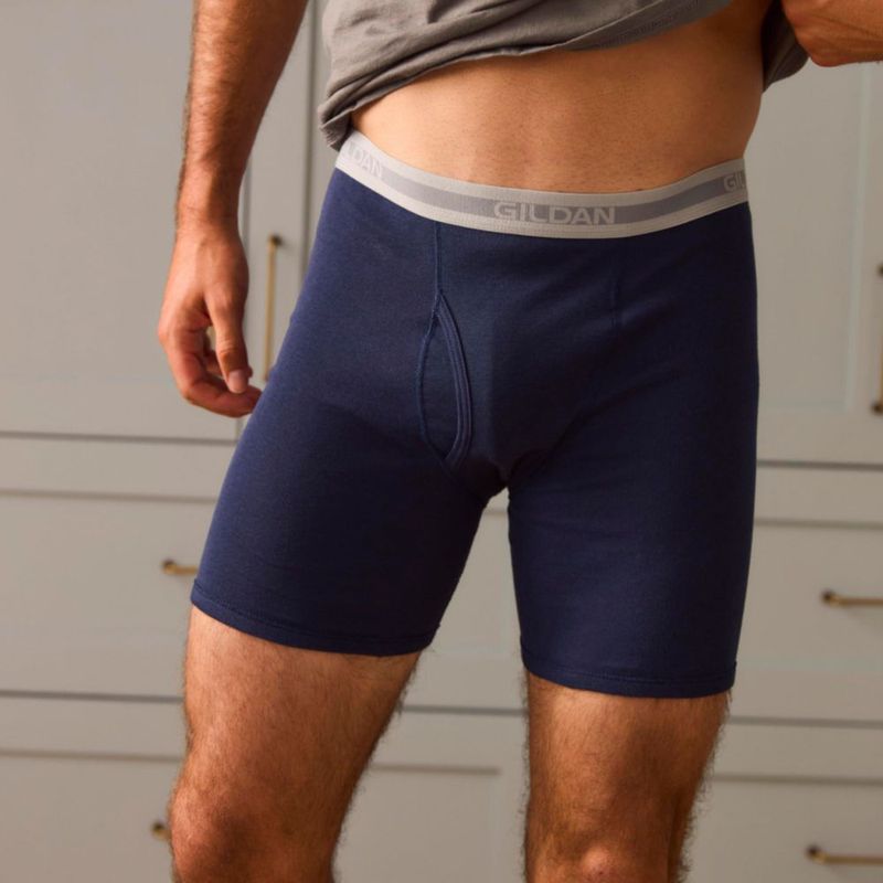 Calzoncillos tipo boxer Gildan talla S 15 cm pack de 10 unidades negro/granate