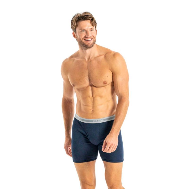 Calzoncillos tipo boxer Gildan talla S 15 cm pack de 10 unidades negro/granate