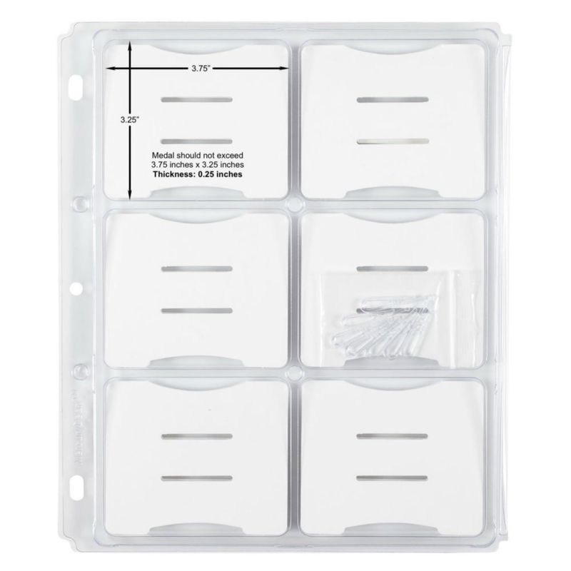 Organizador de Medallas Mercurydean Pack de 2 para 12 Medallas