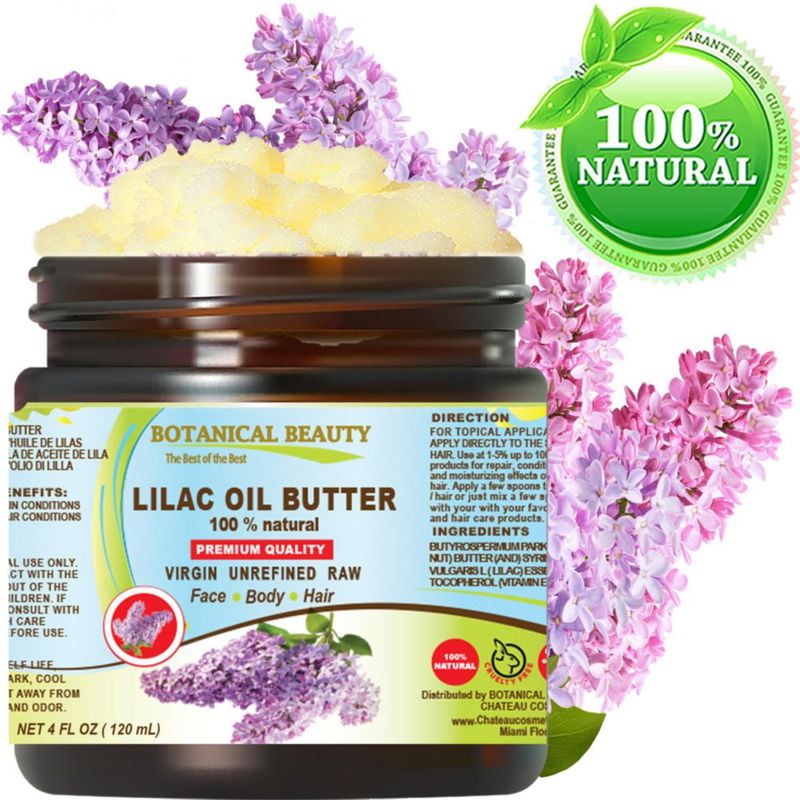 Manteca de Aceite Botanical Beauty Lila 120 ml Cara Cuerpo y Cabello