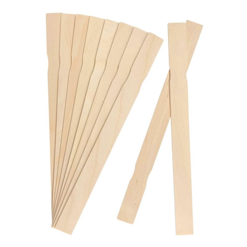 Palitos de Pintura de 12 Pulgadas Paquete de 50 Palillos de Madera para Mezclar Pintura Epoxi y Resina