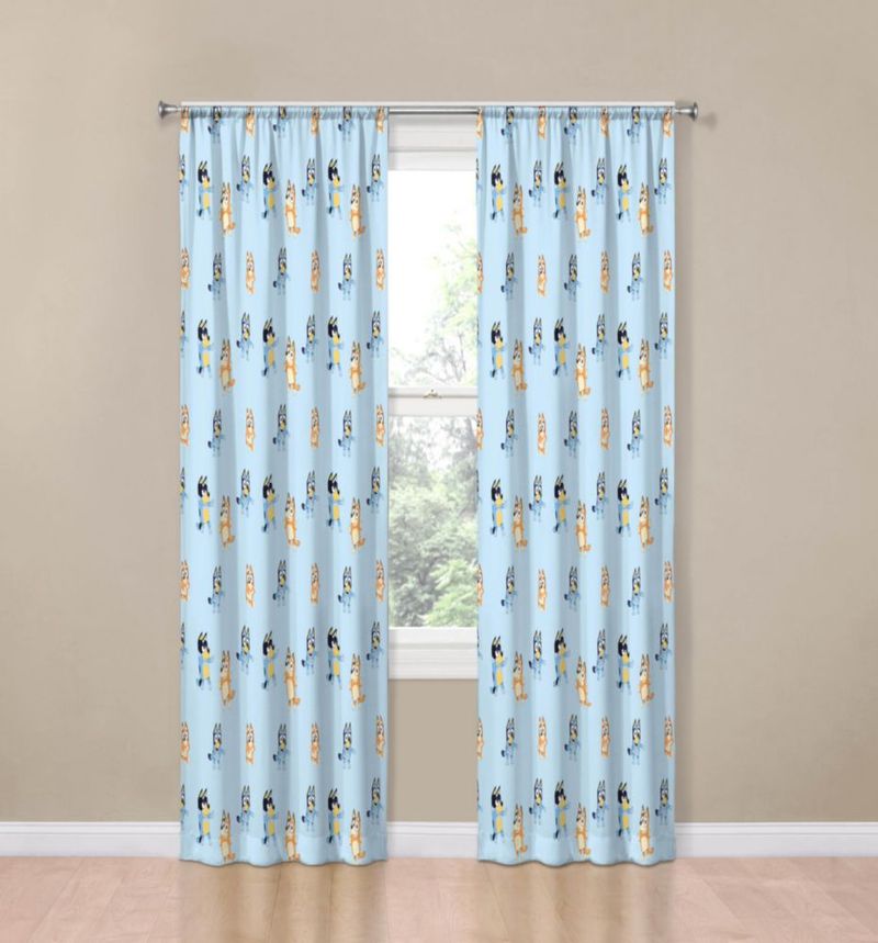 Cortinas Jay Franco 107 cm x 213 cm Bluey y Bingo (2 unidades)