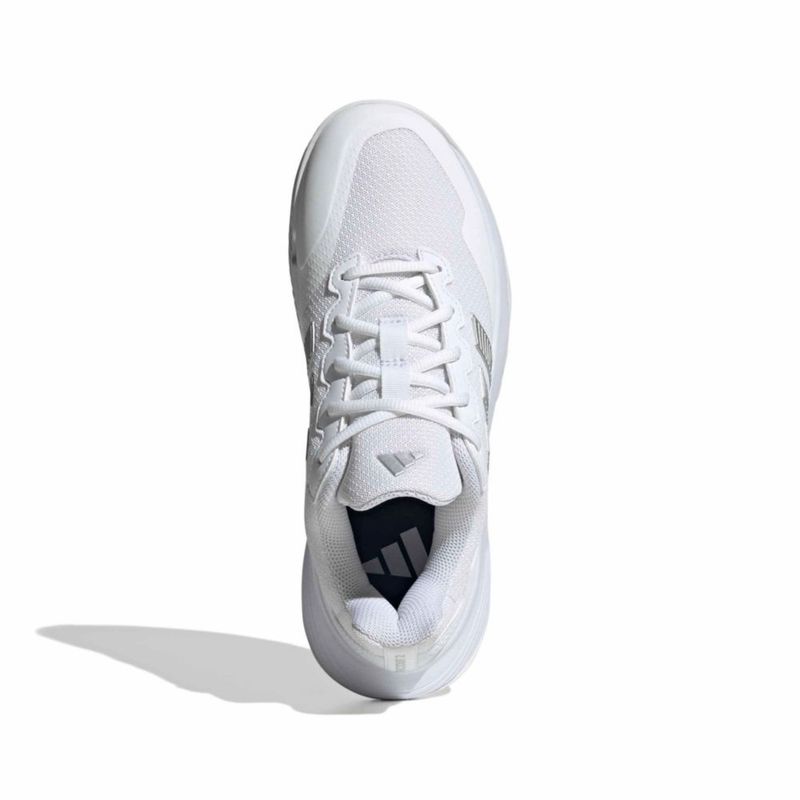 Zapatillas adidas Gamecourt 2 W para mujer blanco/plata talla 6