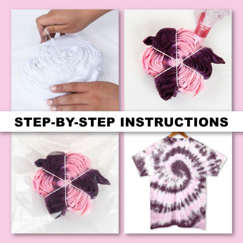 Kit de tintado tie-dye de 3 colores DYE TULIP Cerezo en Flor