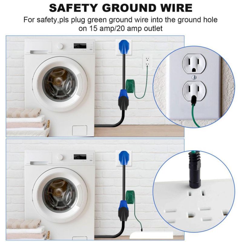 Adaptador de enchufe para secadora FROSTYRIDER 45 cm 30 A 220 V