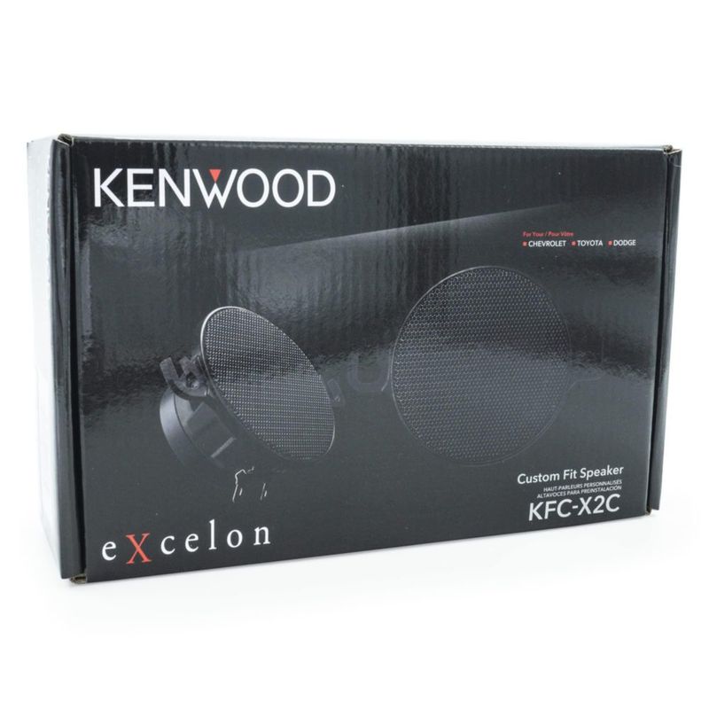 Parlantes para auto Kenwood KFC-X2C de rango medio de 64 cm 120 W par