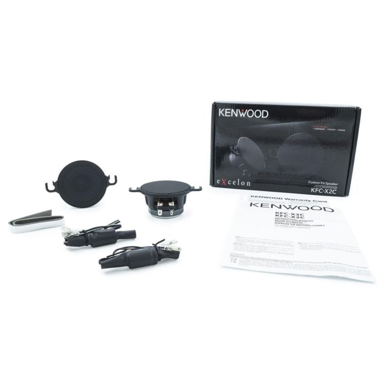 Parlantes para auto Kenwood KFC-X2C de rango medio de 64 cm 120 W par