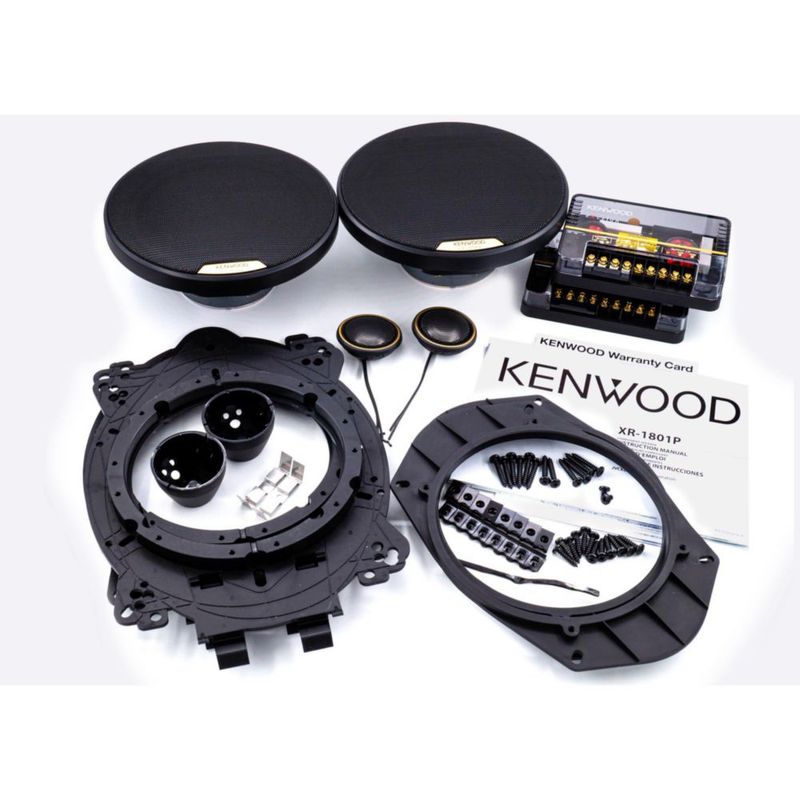 Parlantes Kenwood XR-1801P 7" Hi-Res 330W Bi-Amplificado