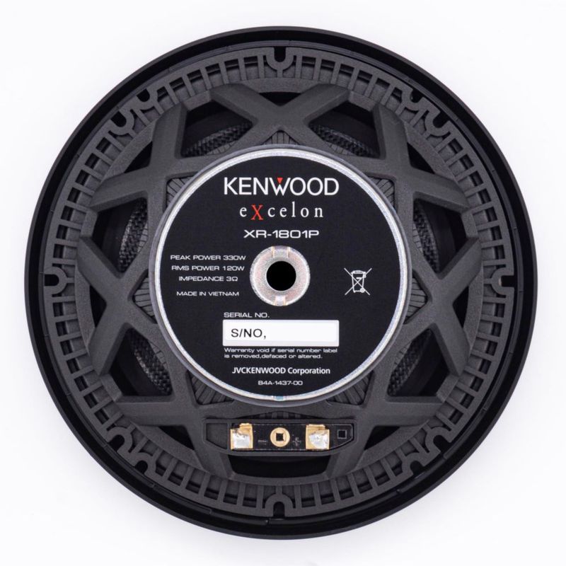 Parlantes Kenwood XR-1801P 7" Hi-Res 330W Bi-Amplificado