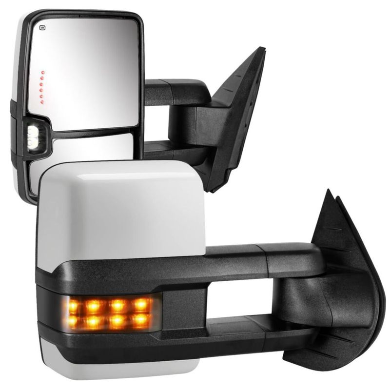Espejos de Remolque Sanooer para Chevrolet Silverado y GMC Sierra