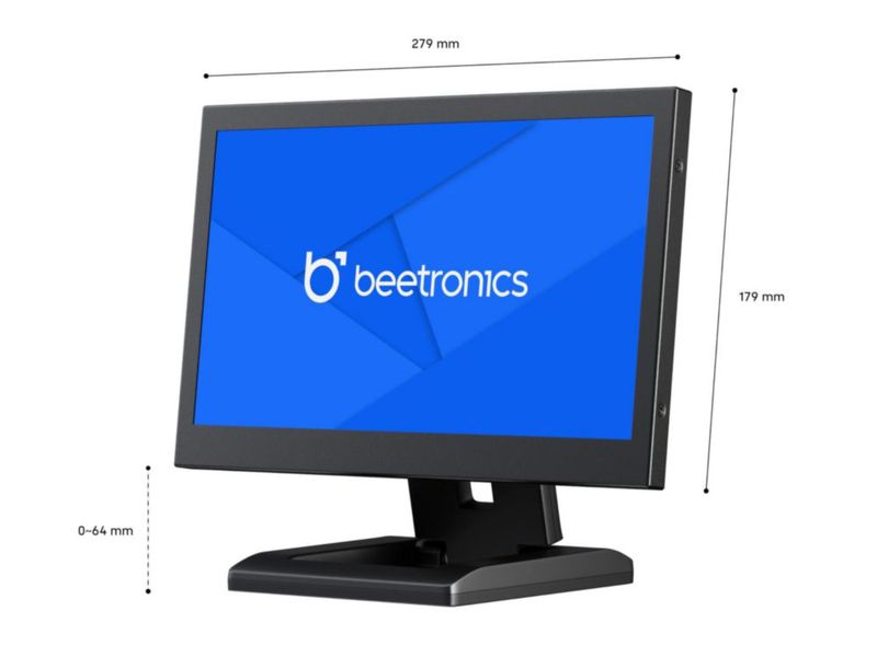 Monitor Beetronics 30 cm Full HD IPS 12HD7M