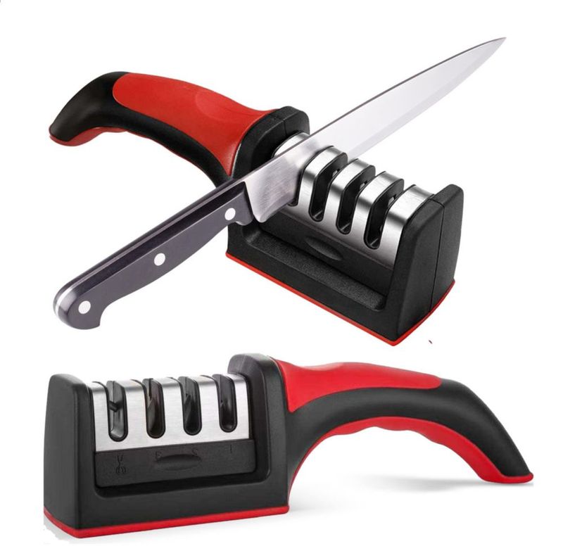 Afilador de Cuchillos TechnoLegend de 4 Etapas para Cocina