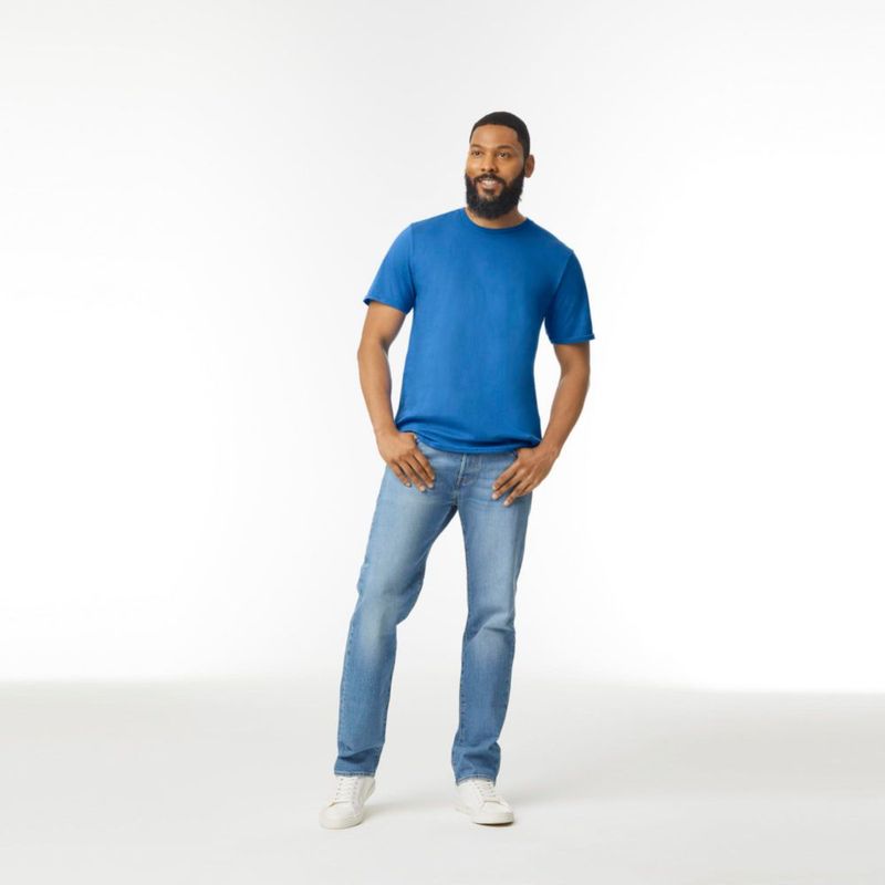 Camiseta Gildan G64000 Royal pack de 2 talla 2XL